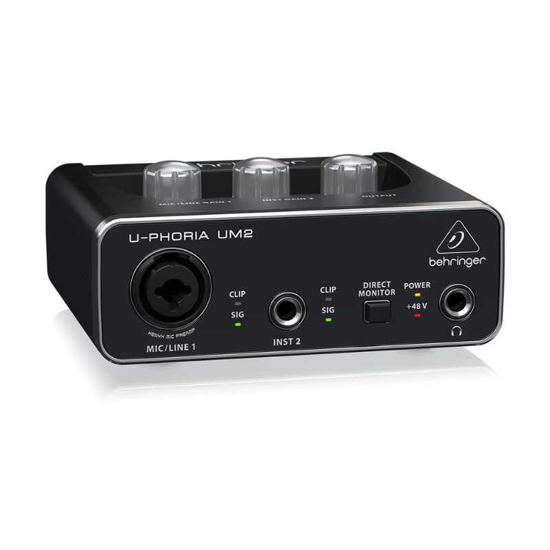 Audio Music Sound - ベリンガー U-Phoria UM2 サウンドカード 2チャンネル USBオーディオインターフェース