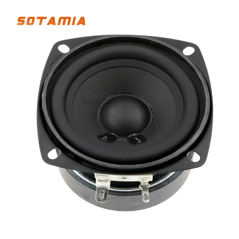Music Song Audio - SOTAMIA 1個 3インチ 79mm スクエアサブウーファー 8オーム