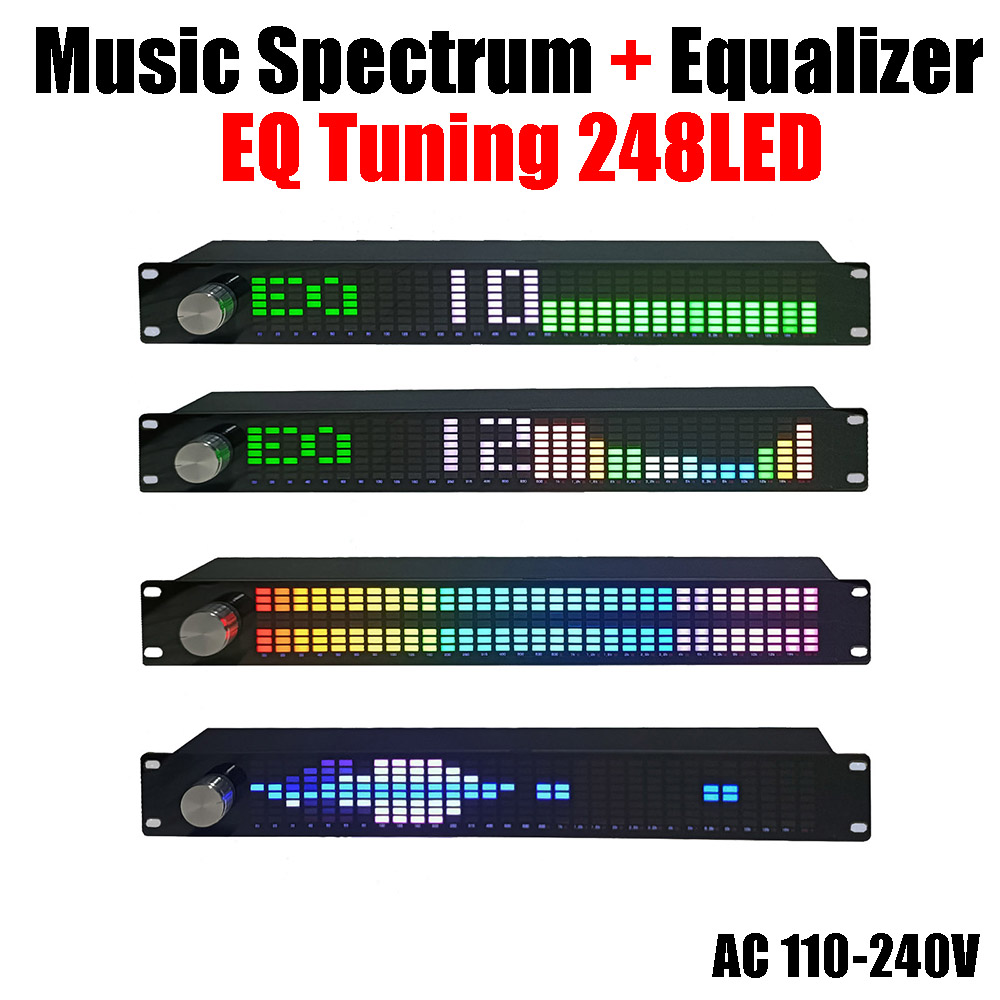 1.5U ミュージックスペクトラムデジタルイコライザー EQ - Audio Music Equalizer のレビューと価格