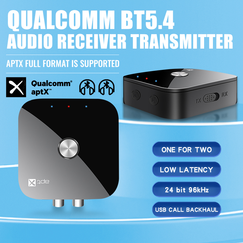 2 in 1 aptX Bluetooth 5.4 オーディ - Audio Hd Music のレビューと価格