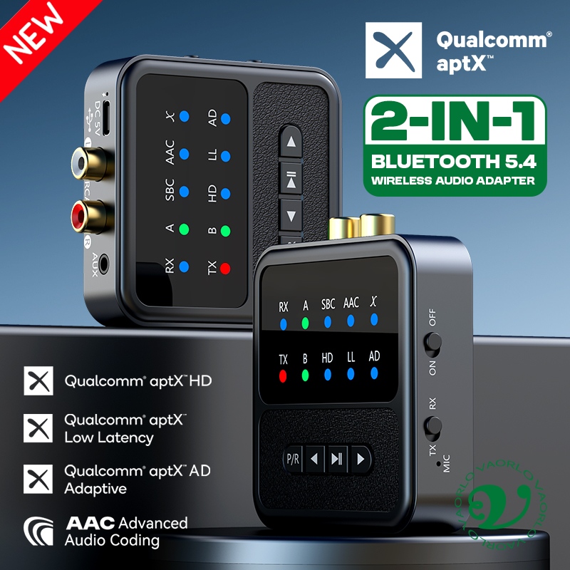 2 in 1 aptX Bluetooth 5.4 オーディ - Audio Hd Music のレビューと価格