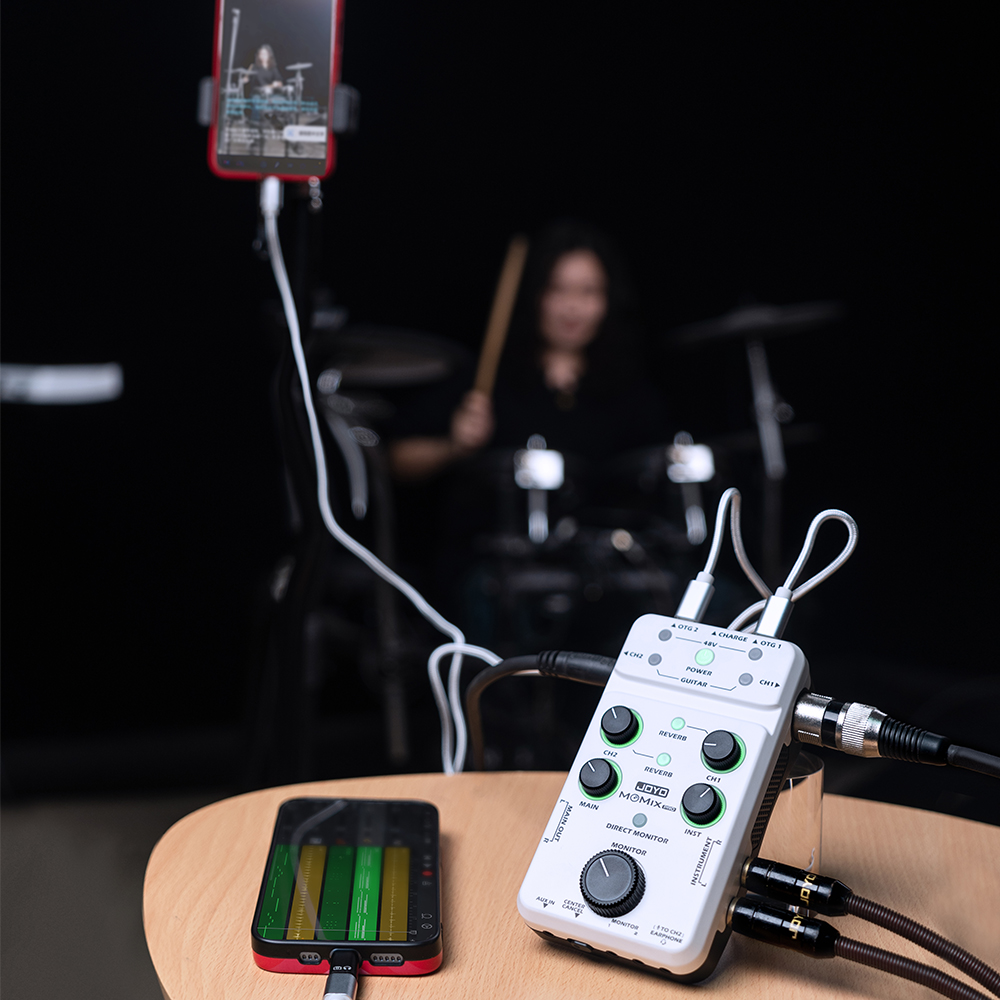 JOYO オーディオミキサー MOMIX PRO マイク、ギ - Audio Music Sound のレビューと価格