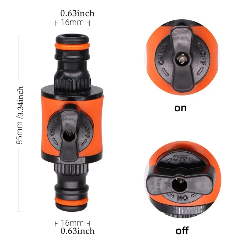 1個/2個セット 16mm イコール ガーデンホース シャッ - Audio Music Equalizer のレビューと価格