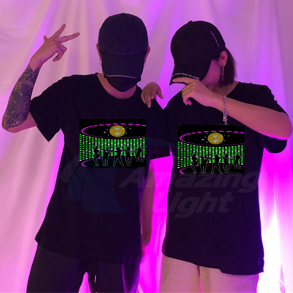 男女兼用サウンドアクティブイコライザーEl Tシャツ、イコラ - Audio Music Equalizer のレビューと価格