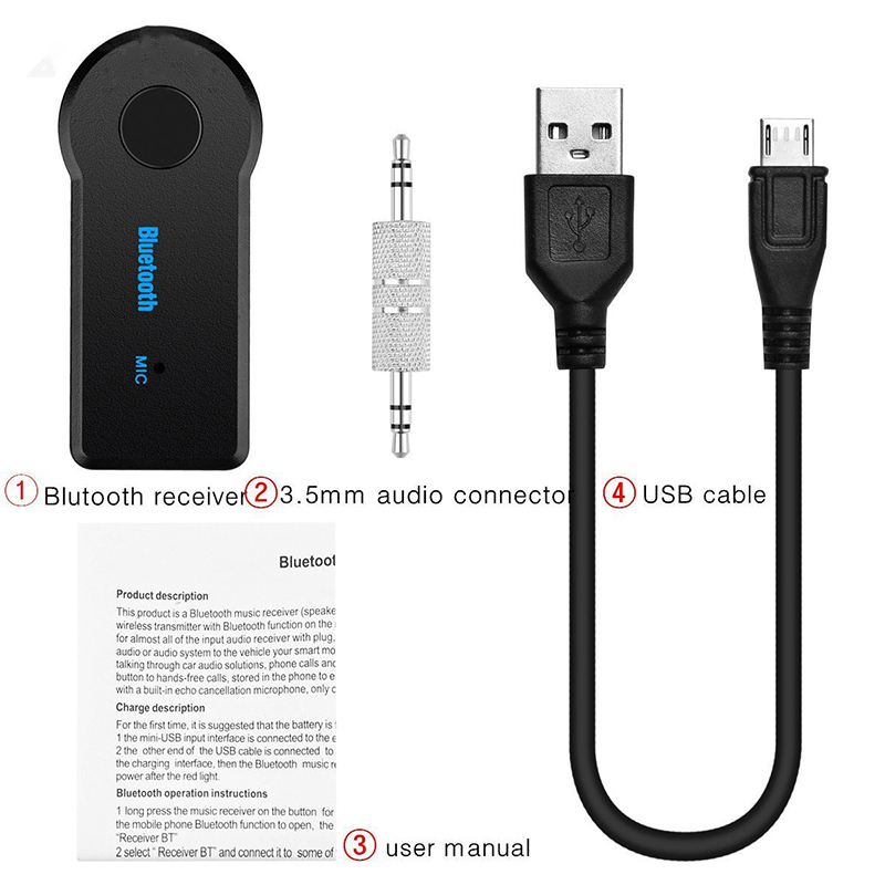 車載AUXスピーカーヘッドホン用2in1ワイヤレスオーディオ - Audio Hd Music のレビューと価格