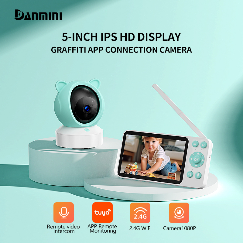 Danmini TUYA アプリ制御ベビーモニター 5 イン - Audio Hd Music のレビューと価格