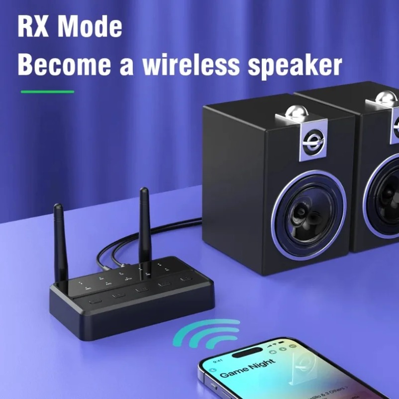 2 in 1 Bluetooth オーディオトランスミッター - Audio Hd Music のレビューと価格