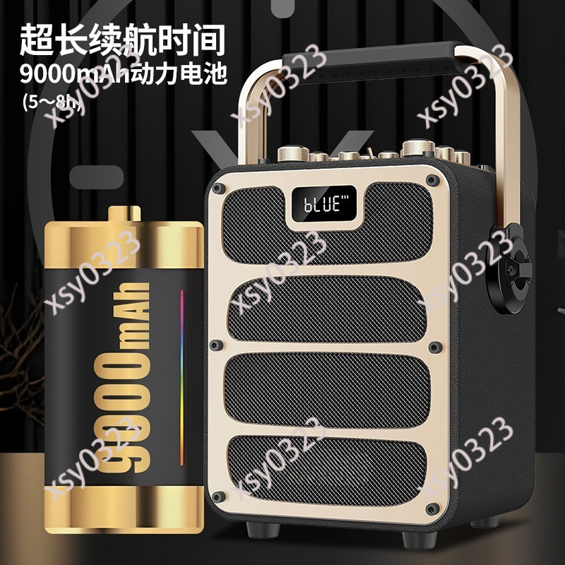 ハイパワーポータブルBluetoothスピーカー屋外Kソング - Music Song Audio のレビューと価格
